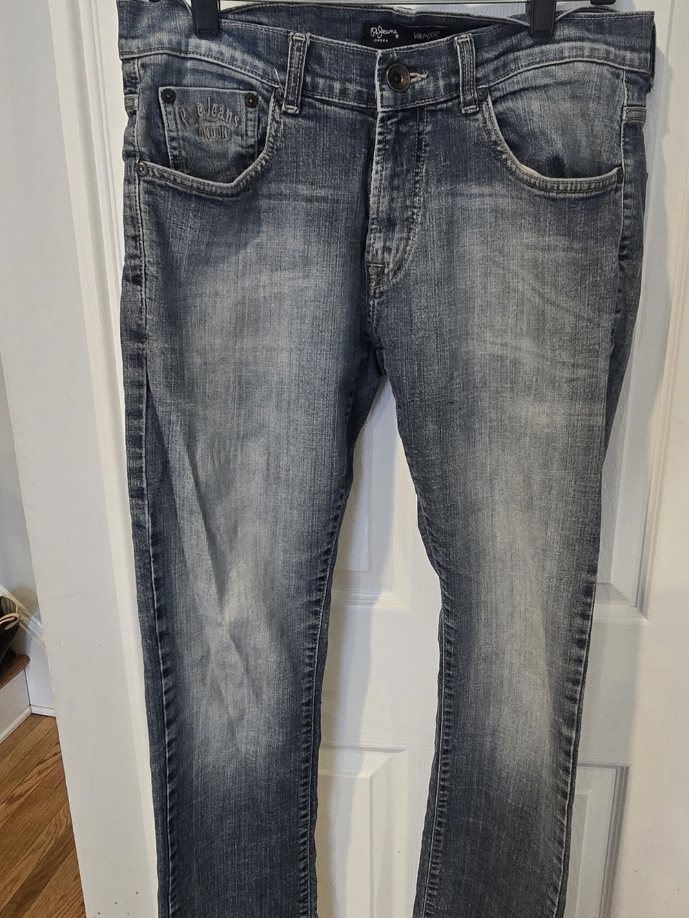 Pepe Jeans Slim Straight Grey Washed Men’s Jeans